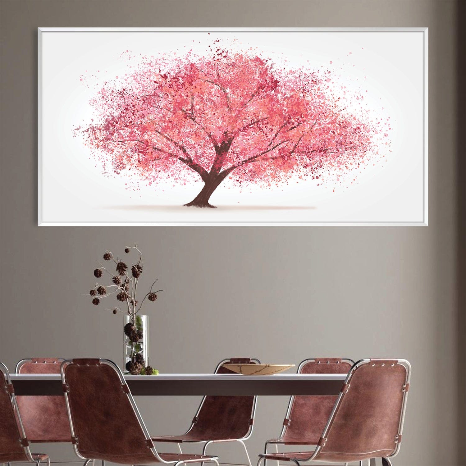 Kirschblüten-Schlichtheits-Leinwand