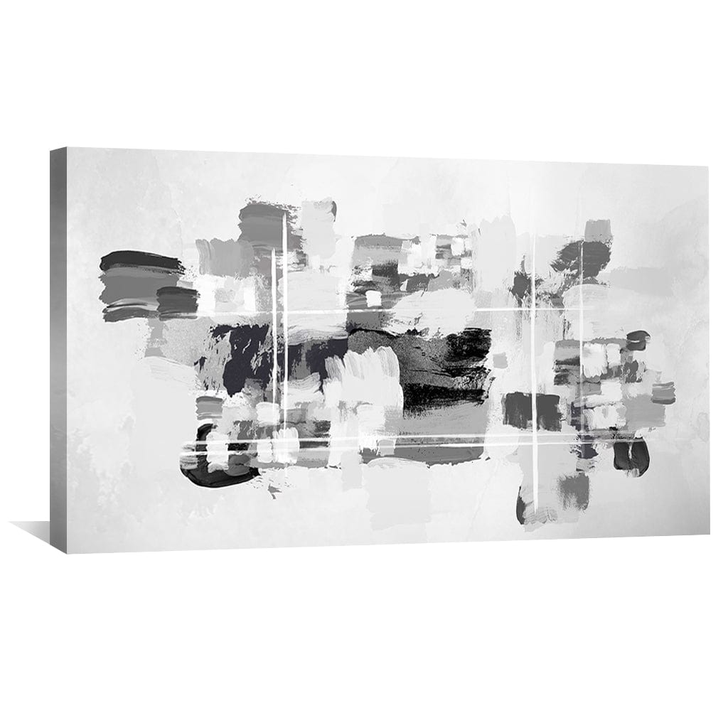 Abstrakte Noir-Palette-Leinwand