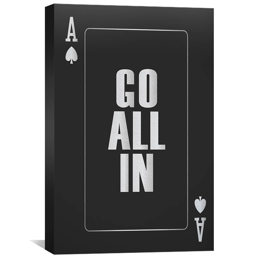 Gehen Sie All-In – Silberne Leinwand