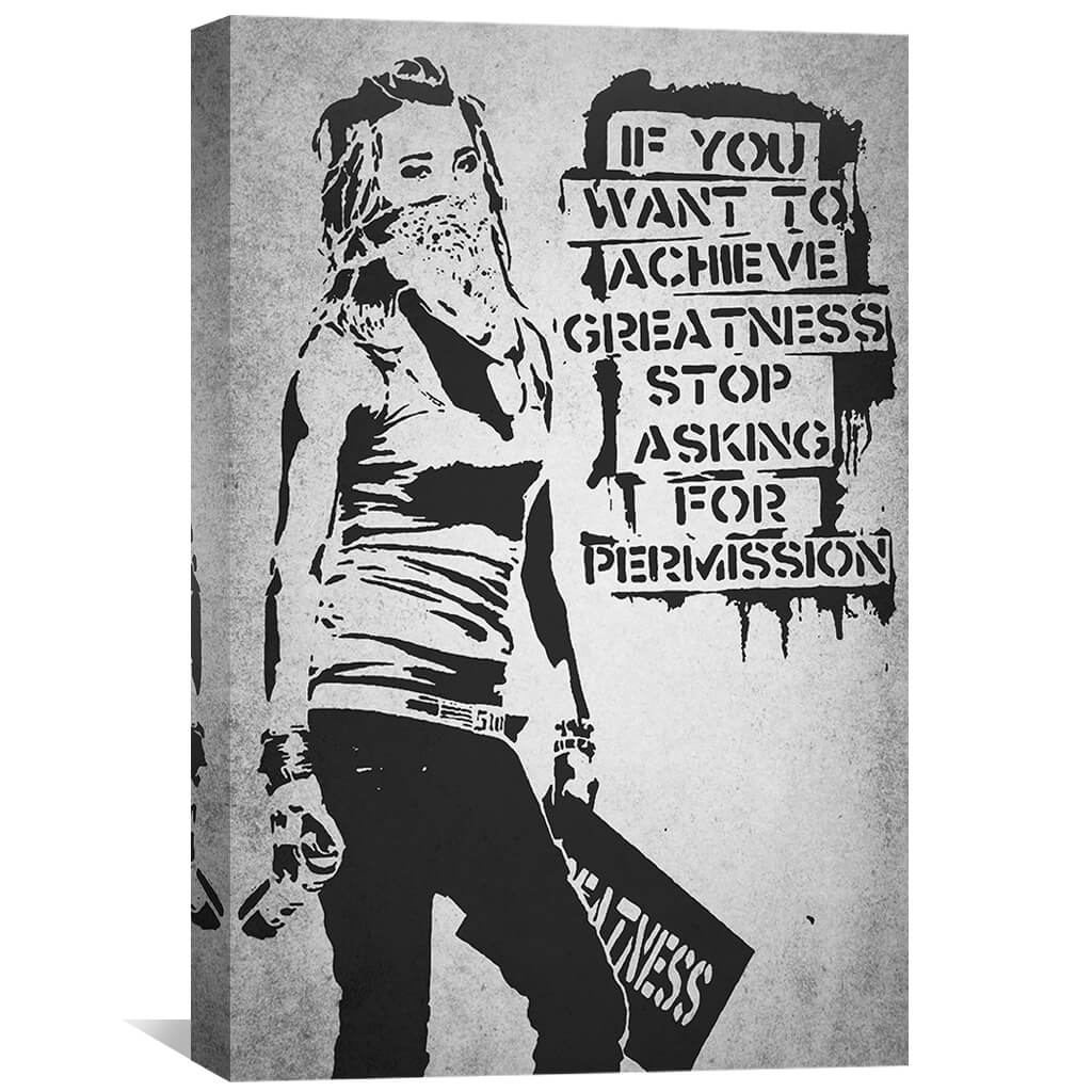 Banksy : si vous voulez atteindre la grandeur, arrêtez de demander la permission