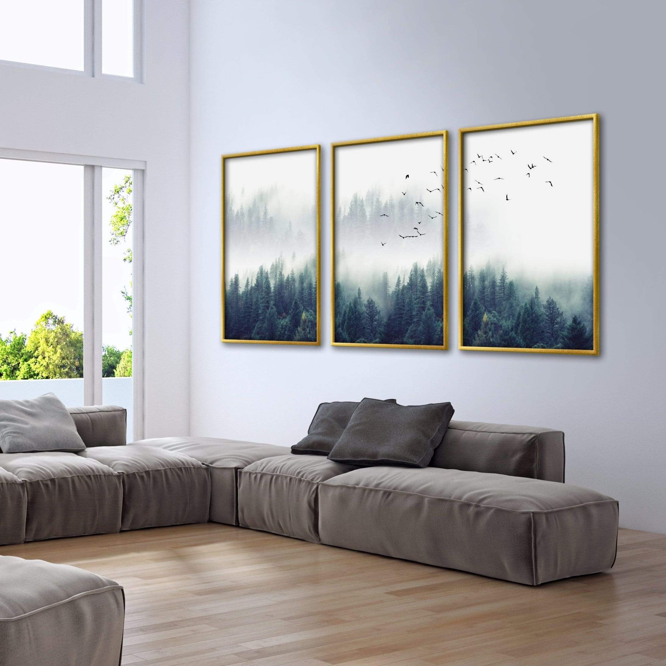 Toile Paysage Forestier