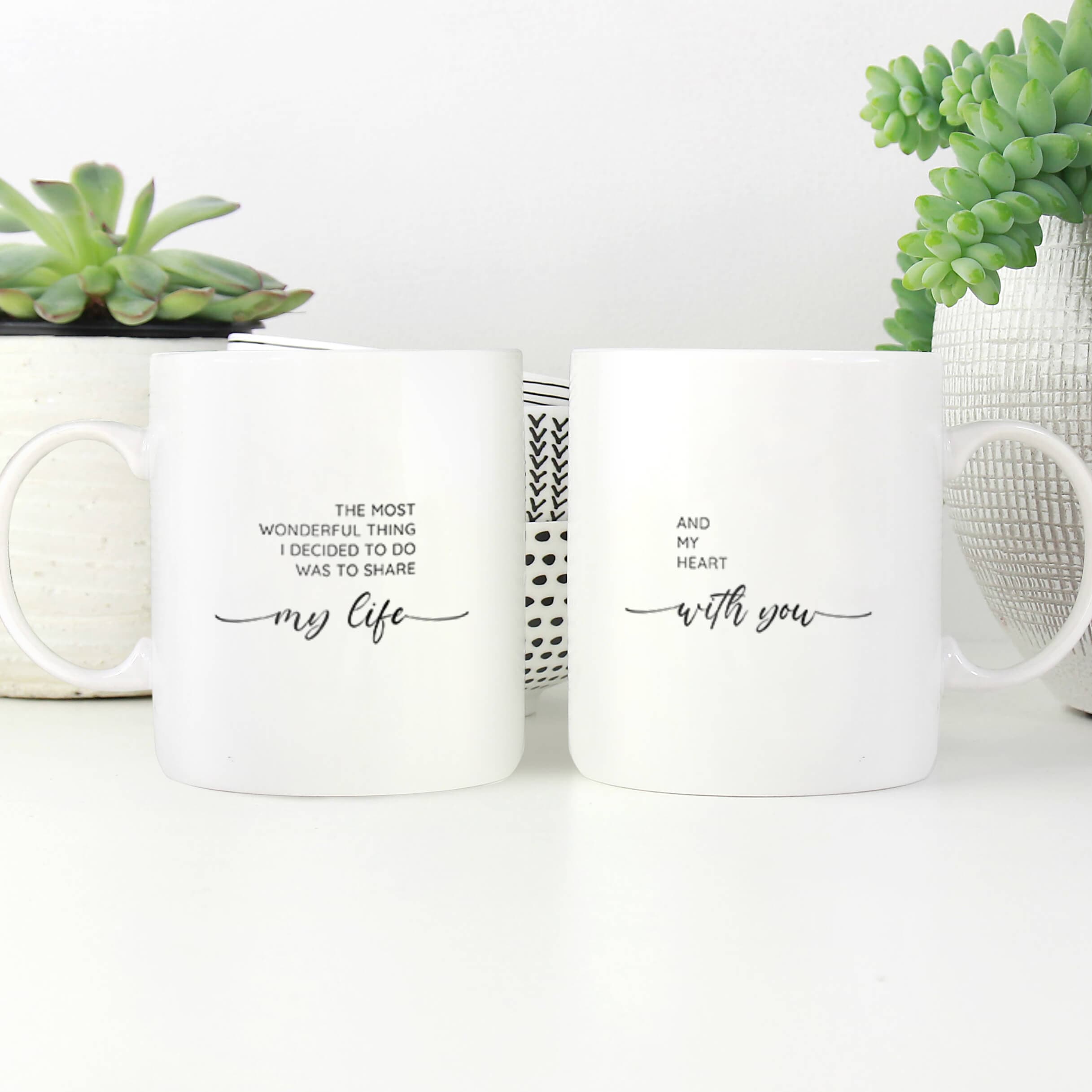 Ma vie avec toi tasse
