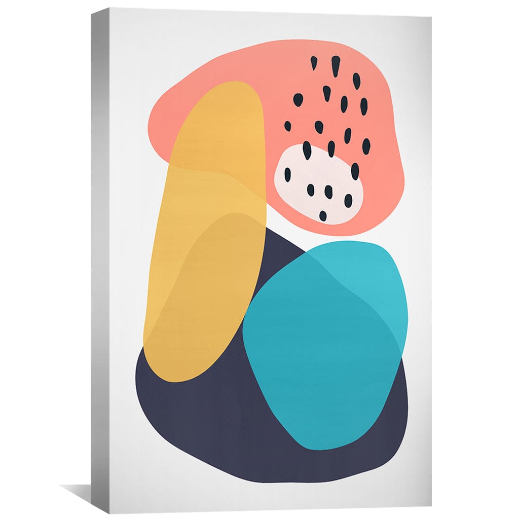 Toile Formes minimalistes abstraites 2