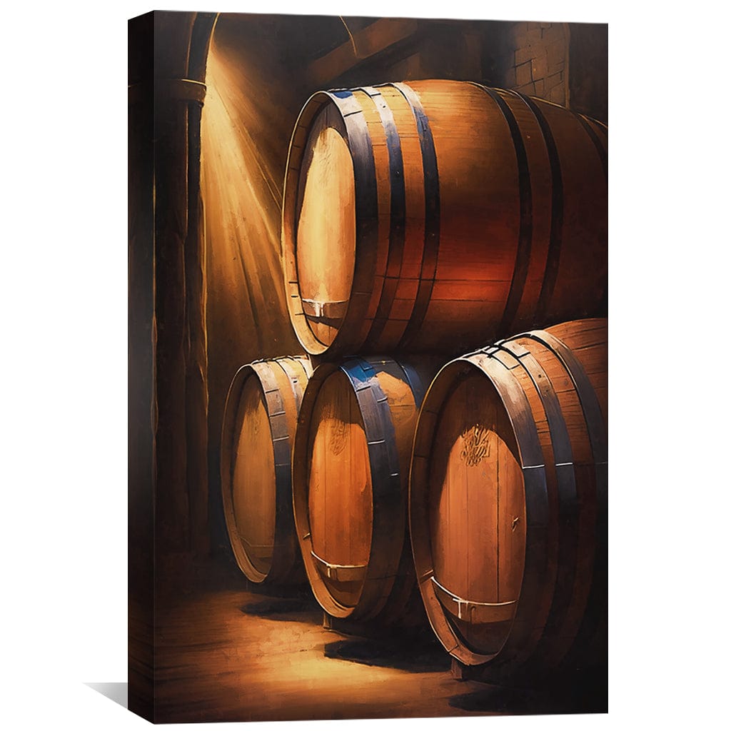 Toile de tonneaux de vin