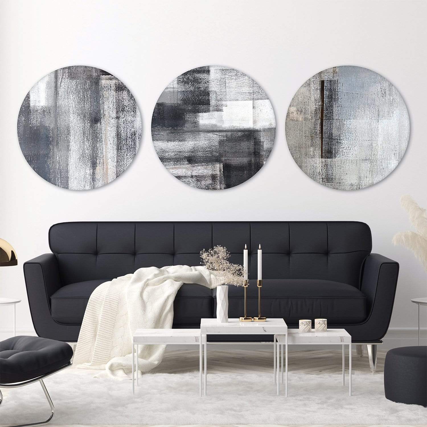 Toile Pierre - Cercle