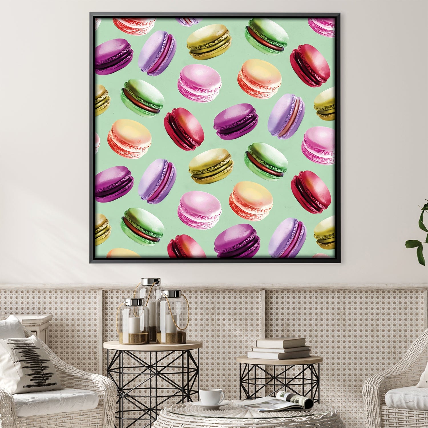 Toile Frénésie Macaron