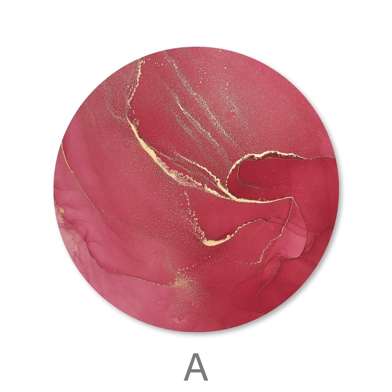 Toile Pétale de Rose - Cercle
