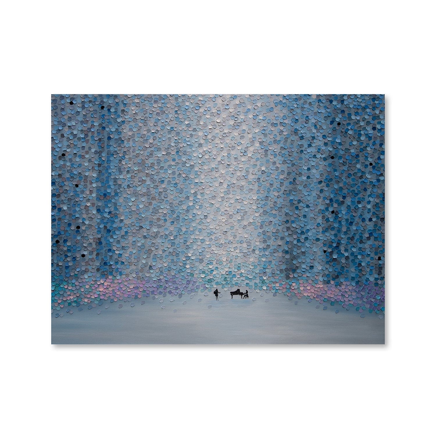 Toile Musique Et Pluie