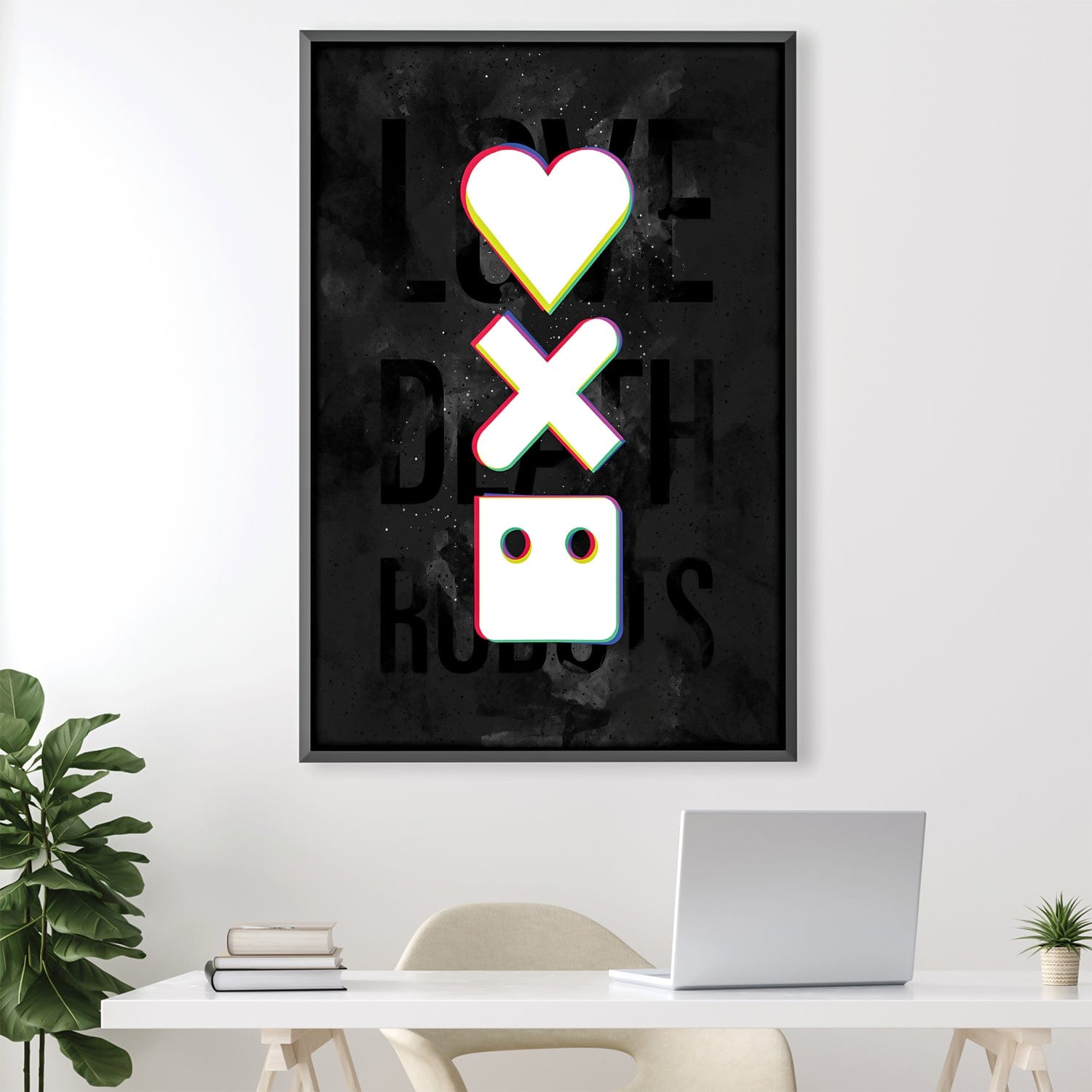 Toile Amour, Mort et Robots 2