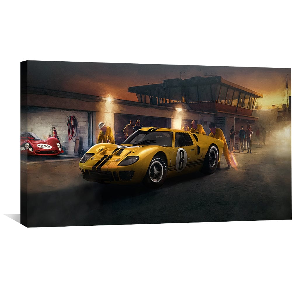 Toile Racer Jaune