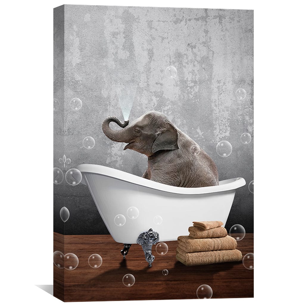 Toile de bain éléphant