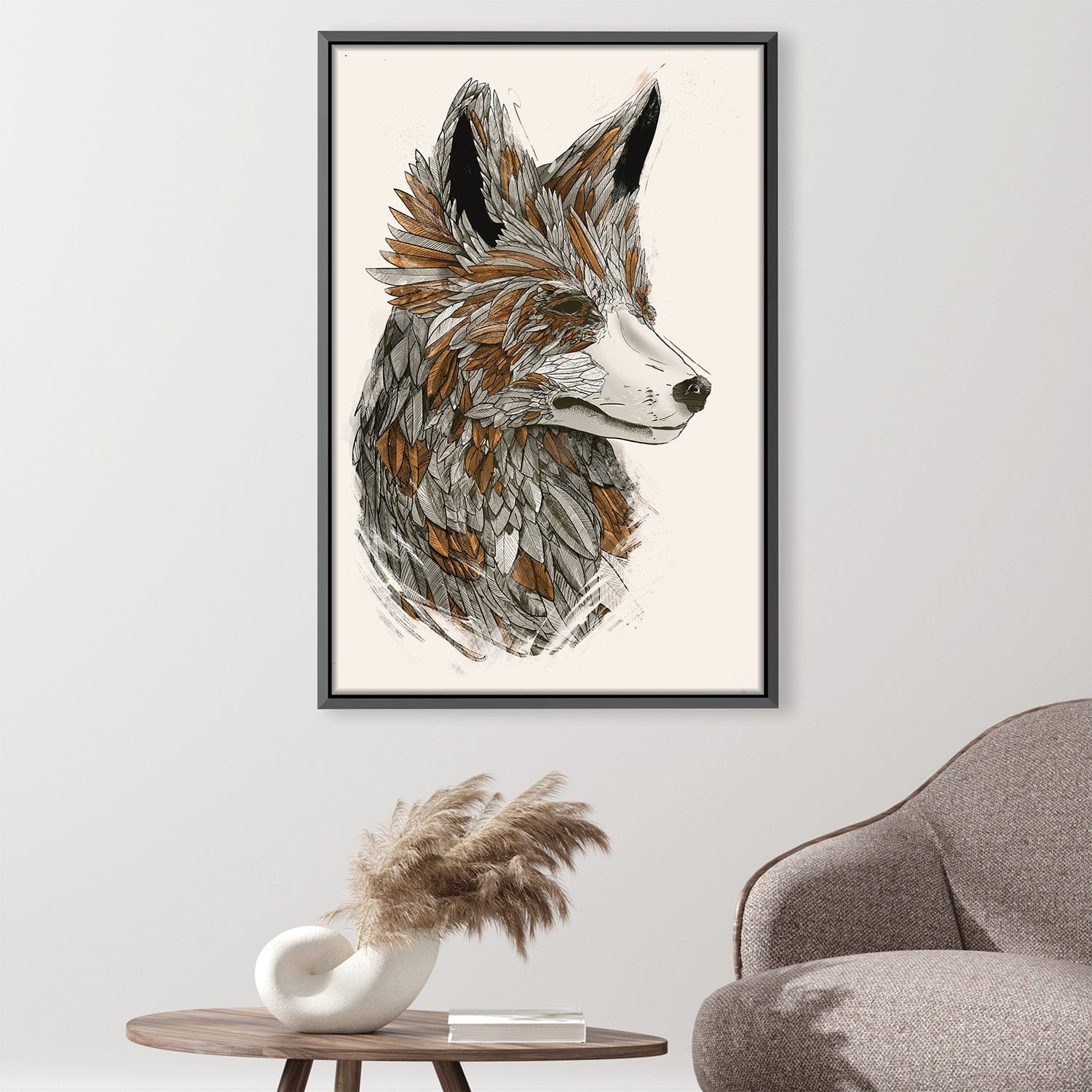 Toile Légère Renard à Plumes