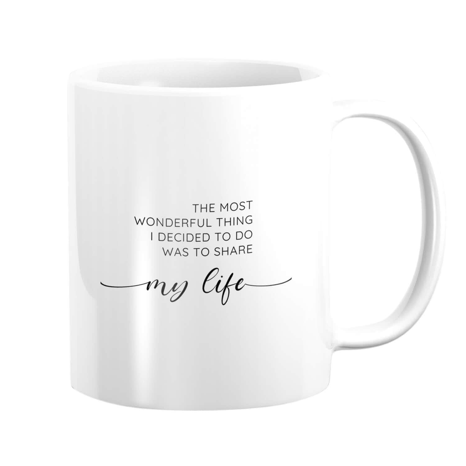 Ma vie avec toi tasse