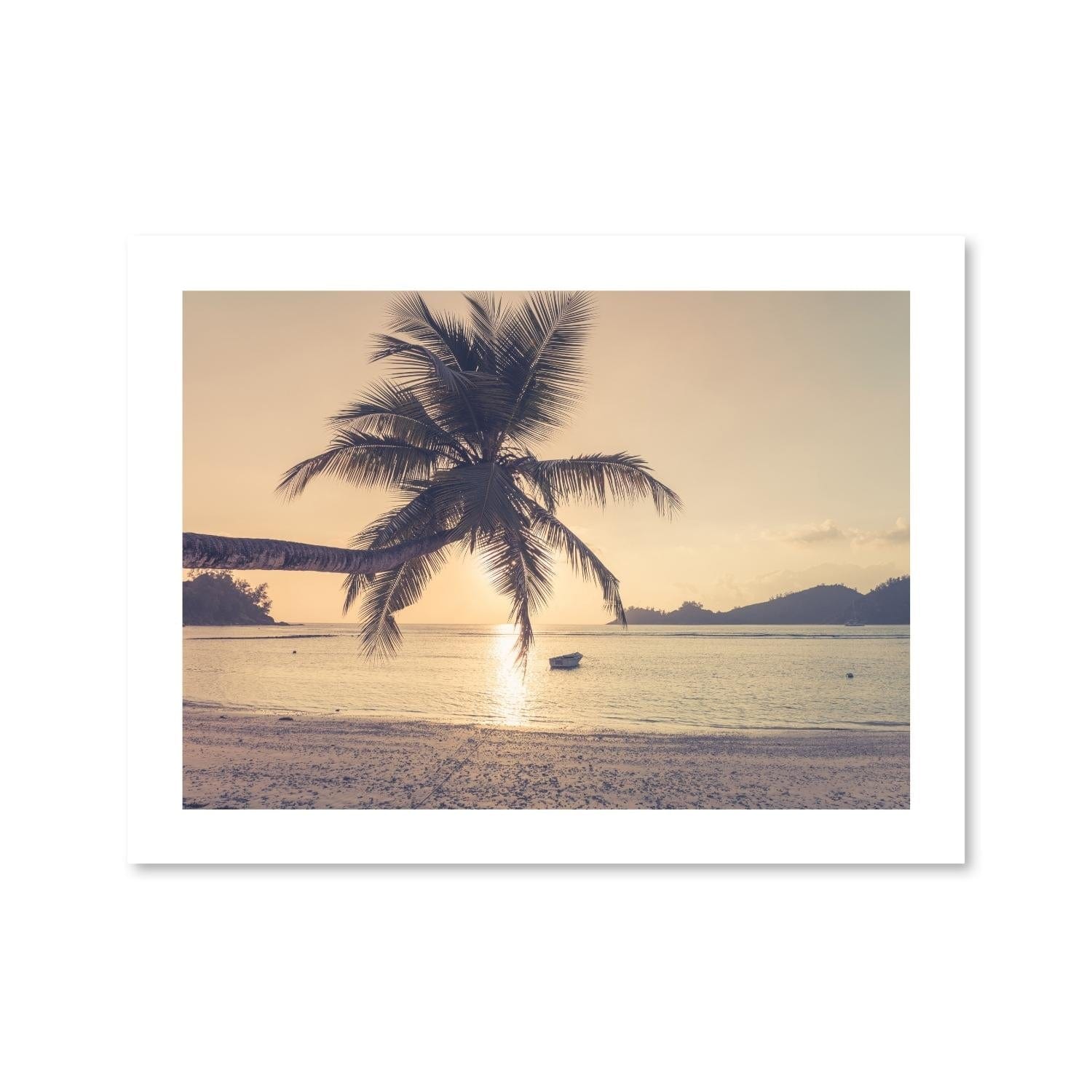 Strandurlaub-Druck