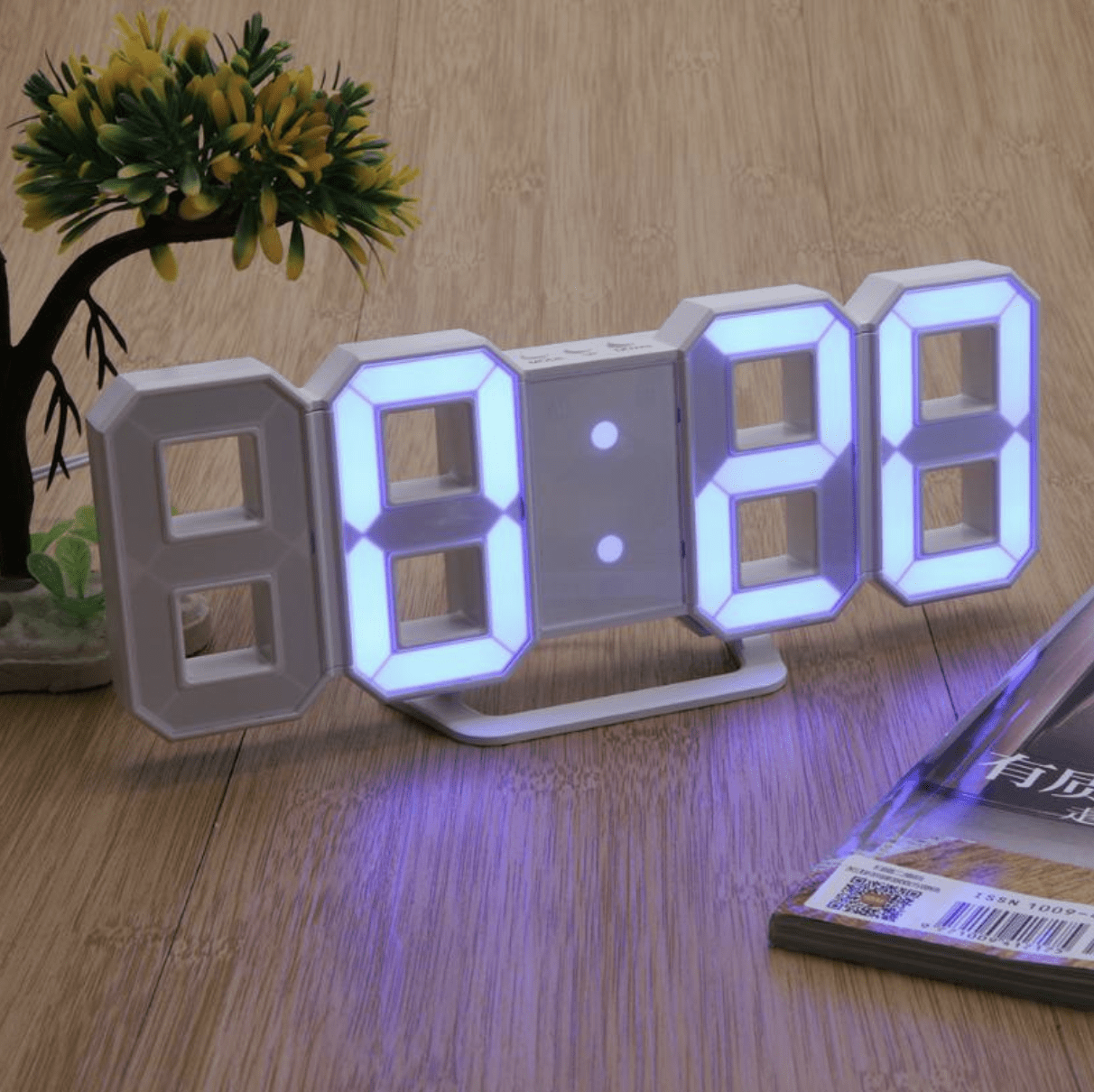 Horloge de bureau numériseur