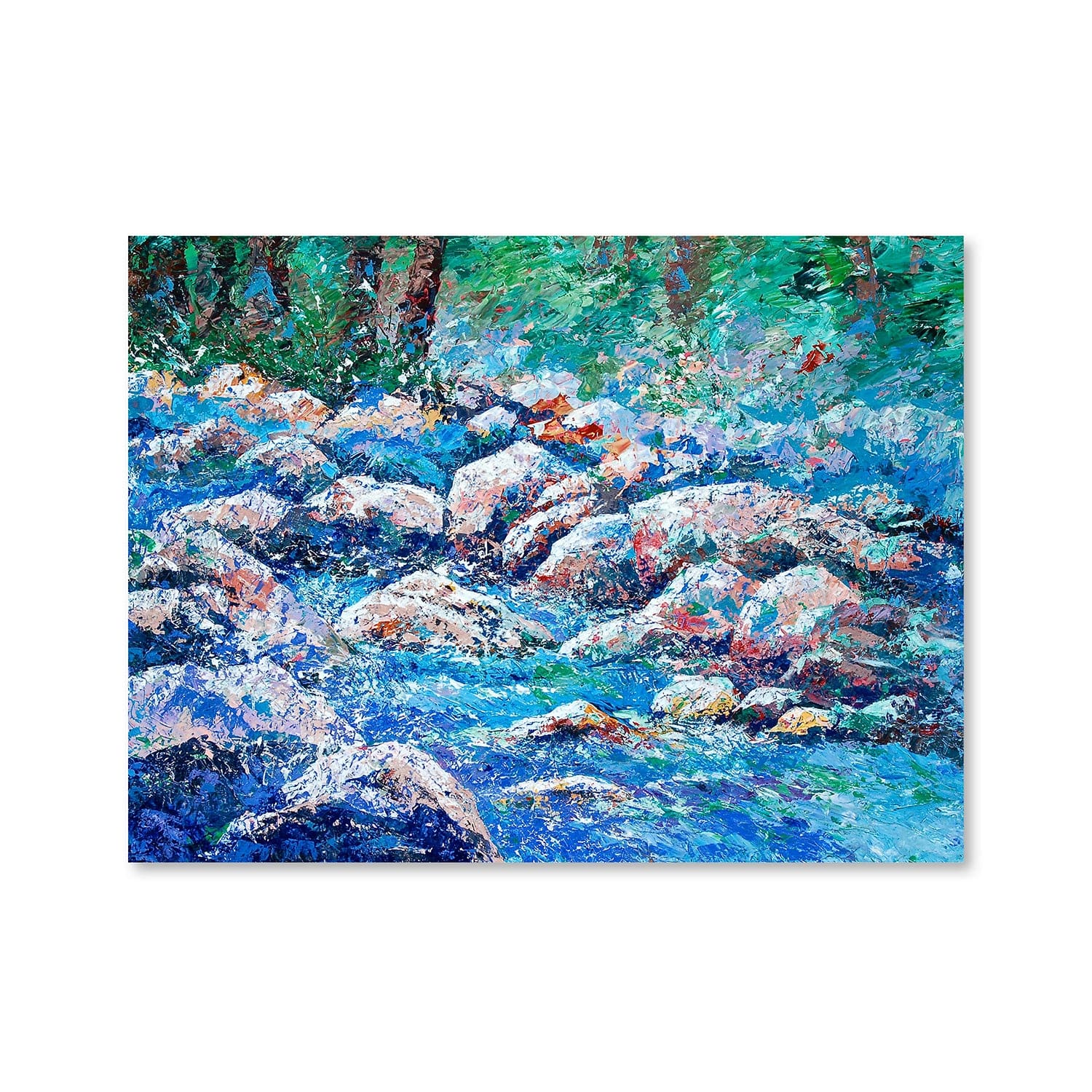 Toile Rhapsodie de la rivière