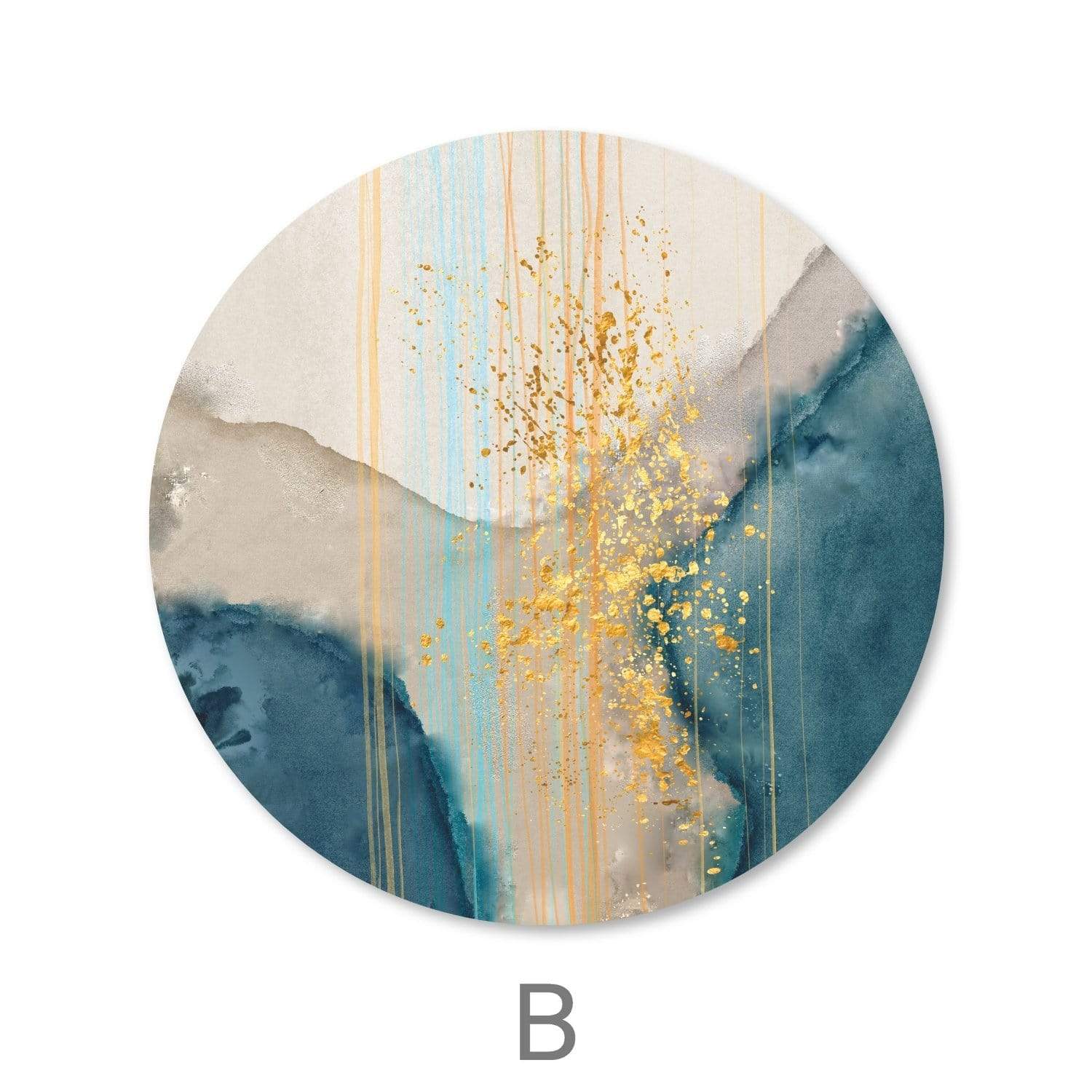 Toile abstraite spirituelle - Cercle