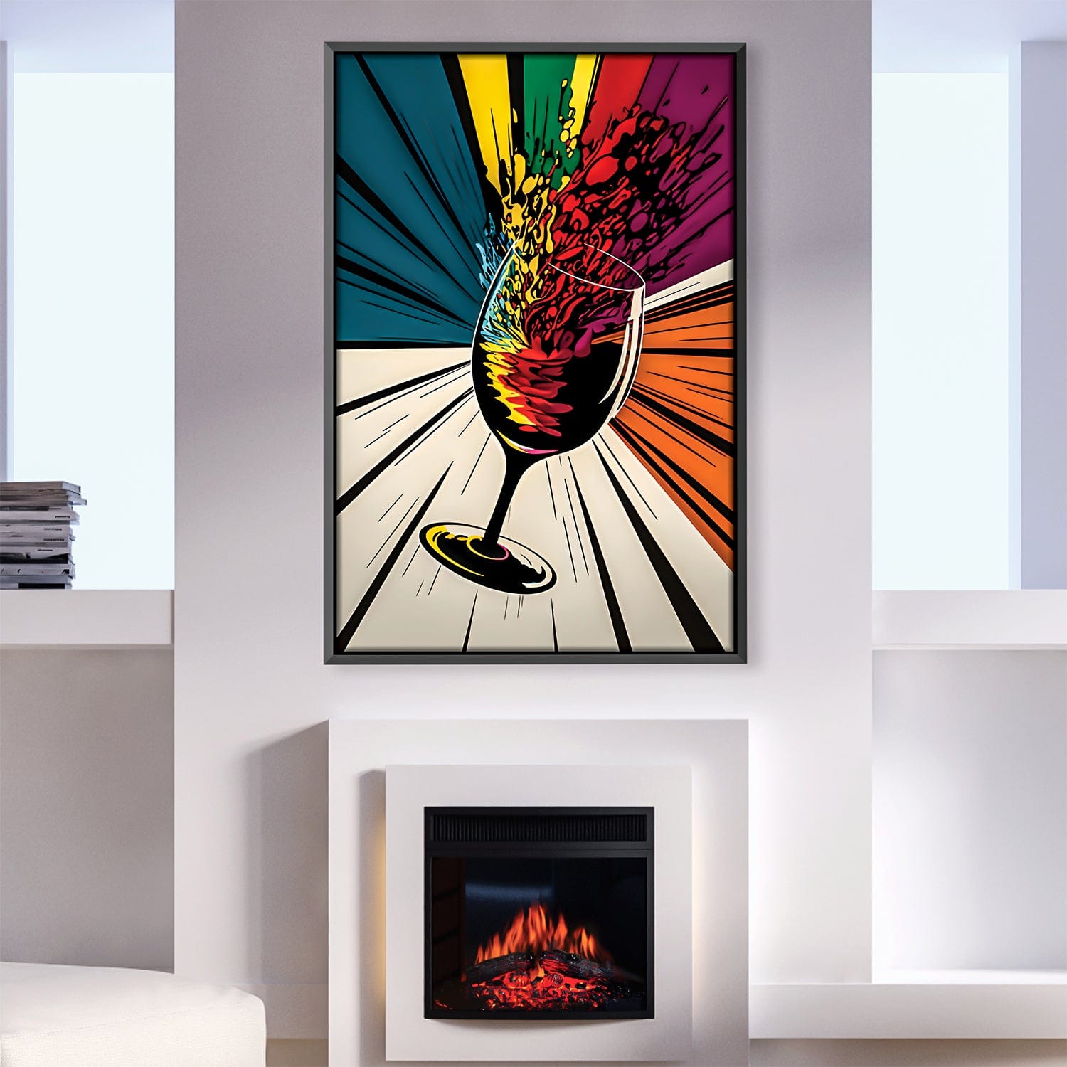Toile d'explosion de vin