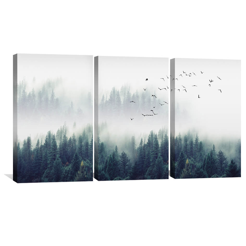 Toile Paysage Forestier
