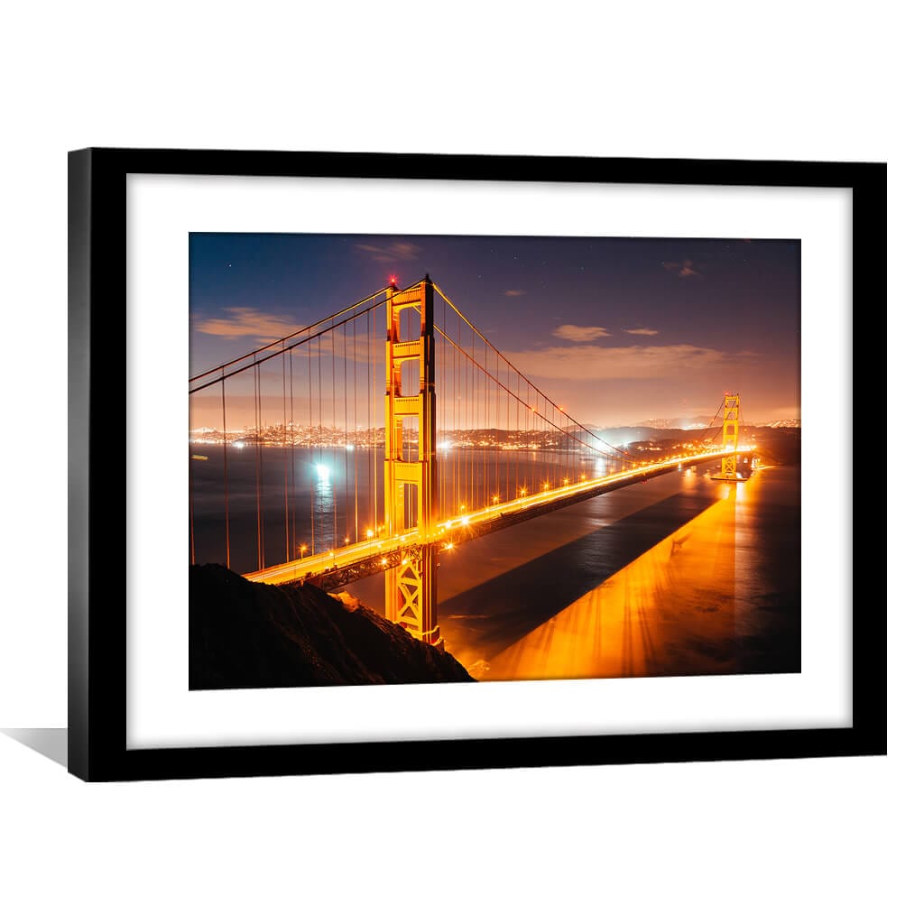 Golden Gate Lights Druck