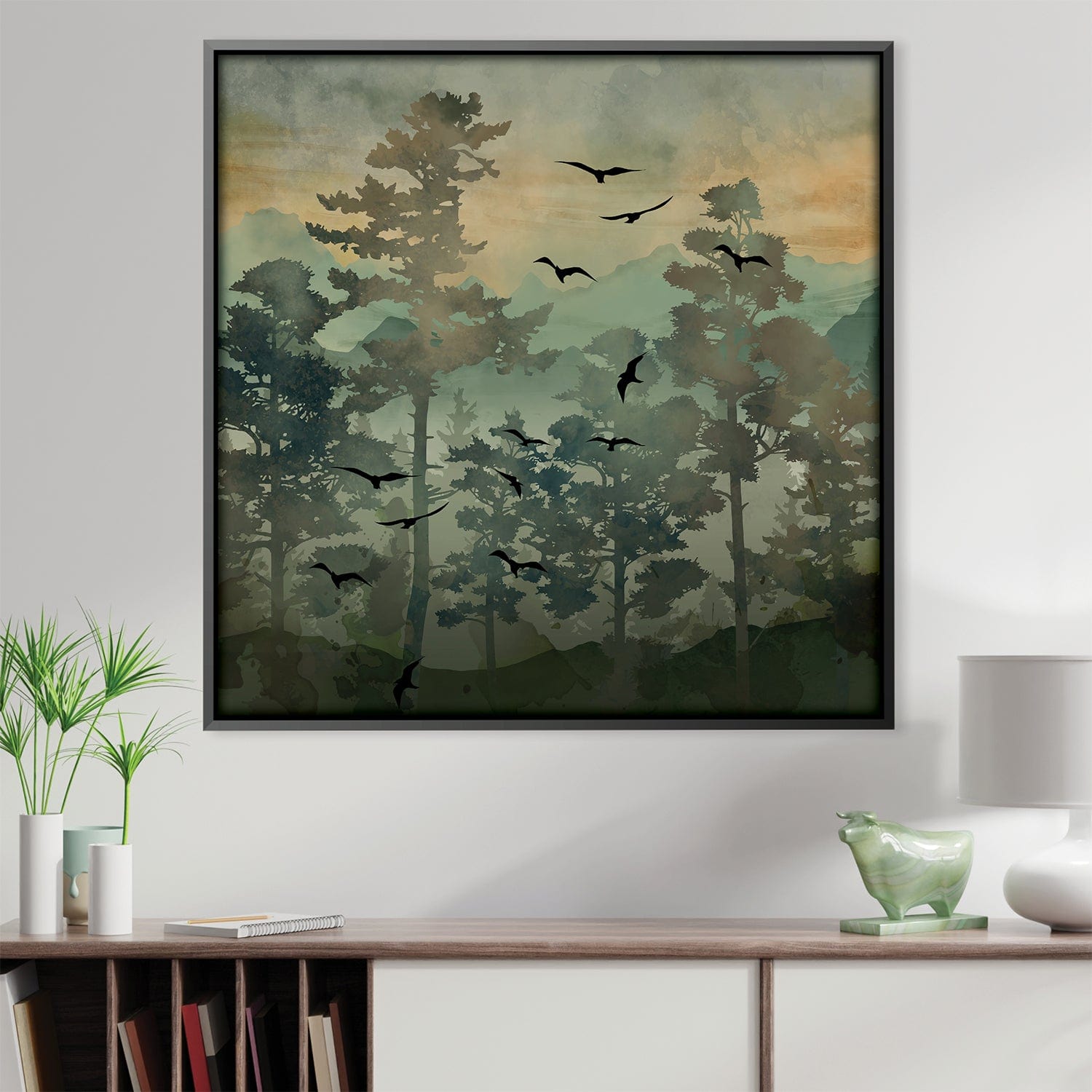 Toile de terrain aquarelle
