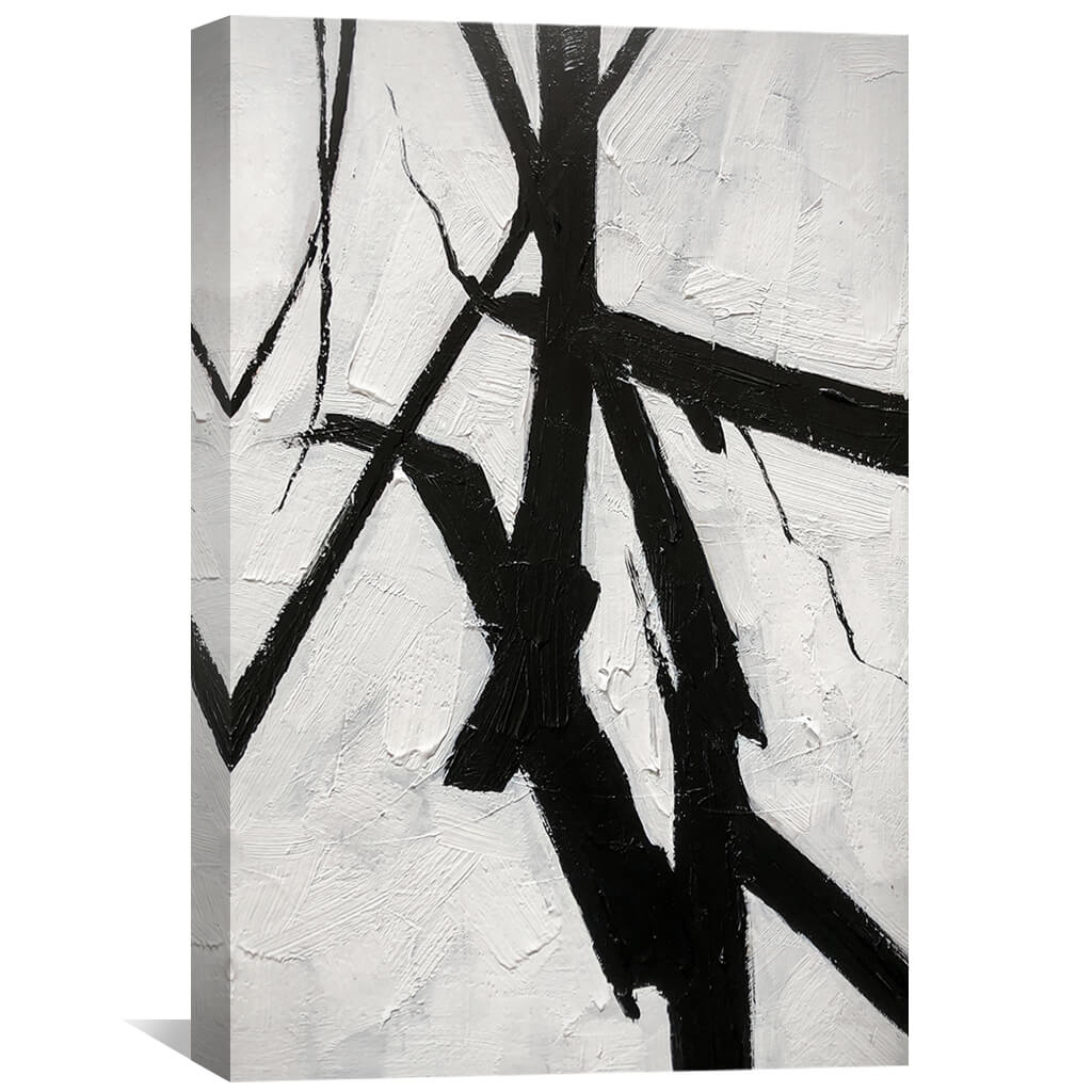Peinture à l'huile de branche peinte