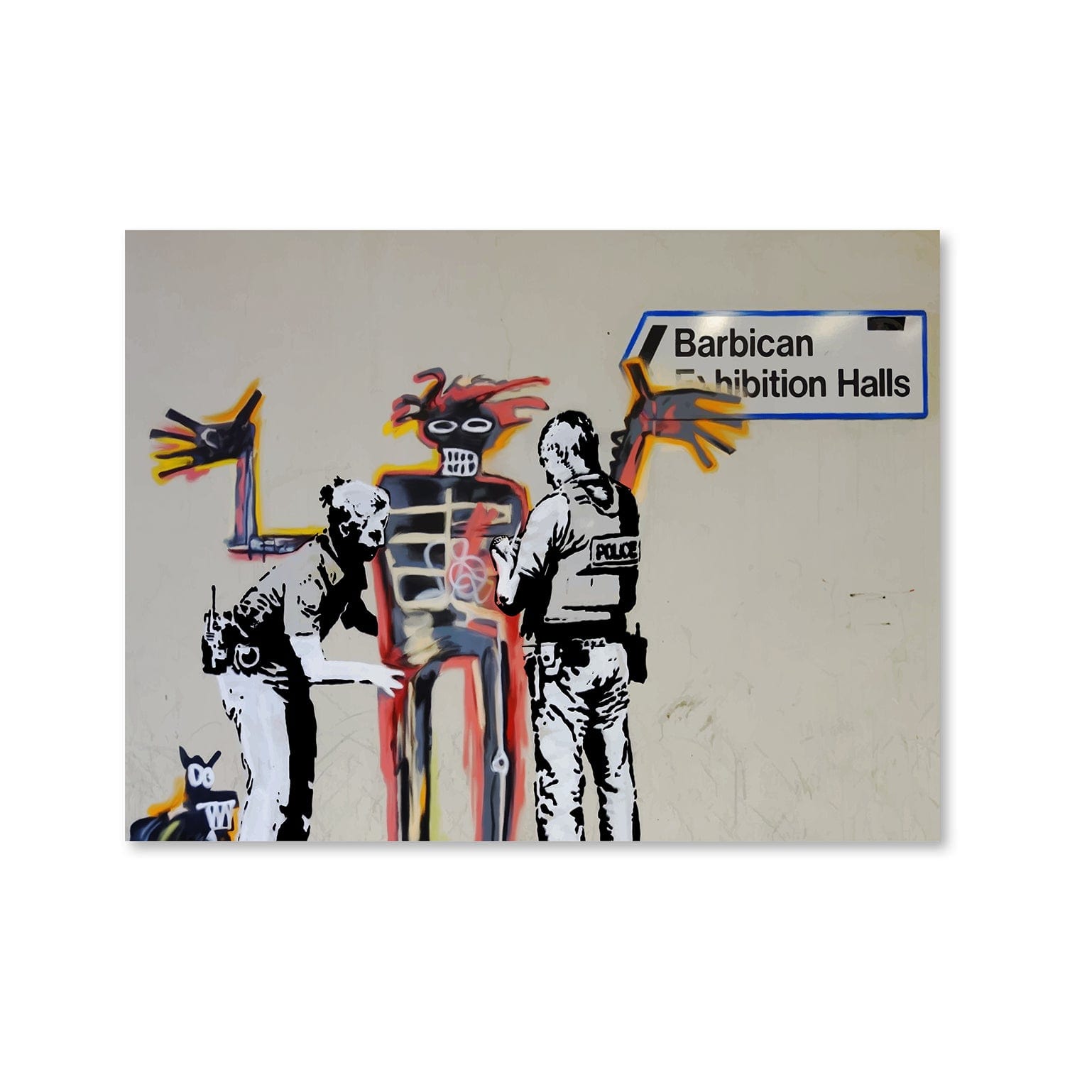 Toile Barbacane de Banksy