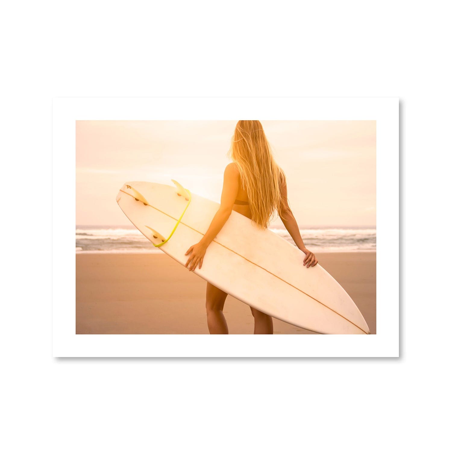 Surfer-Mädchen-Druck