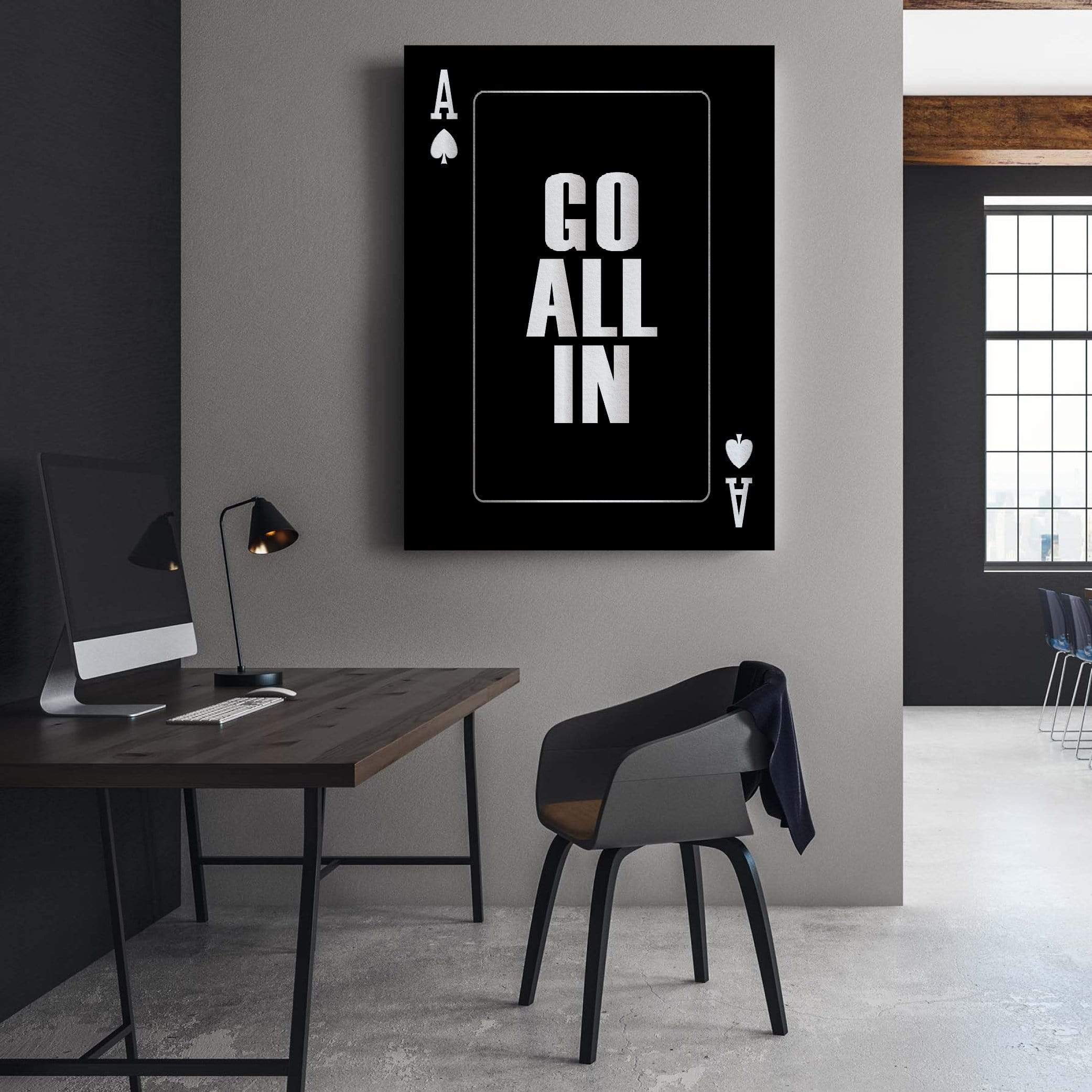 Gehen Sie All-In – Silberne Leinwand