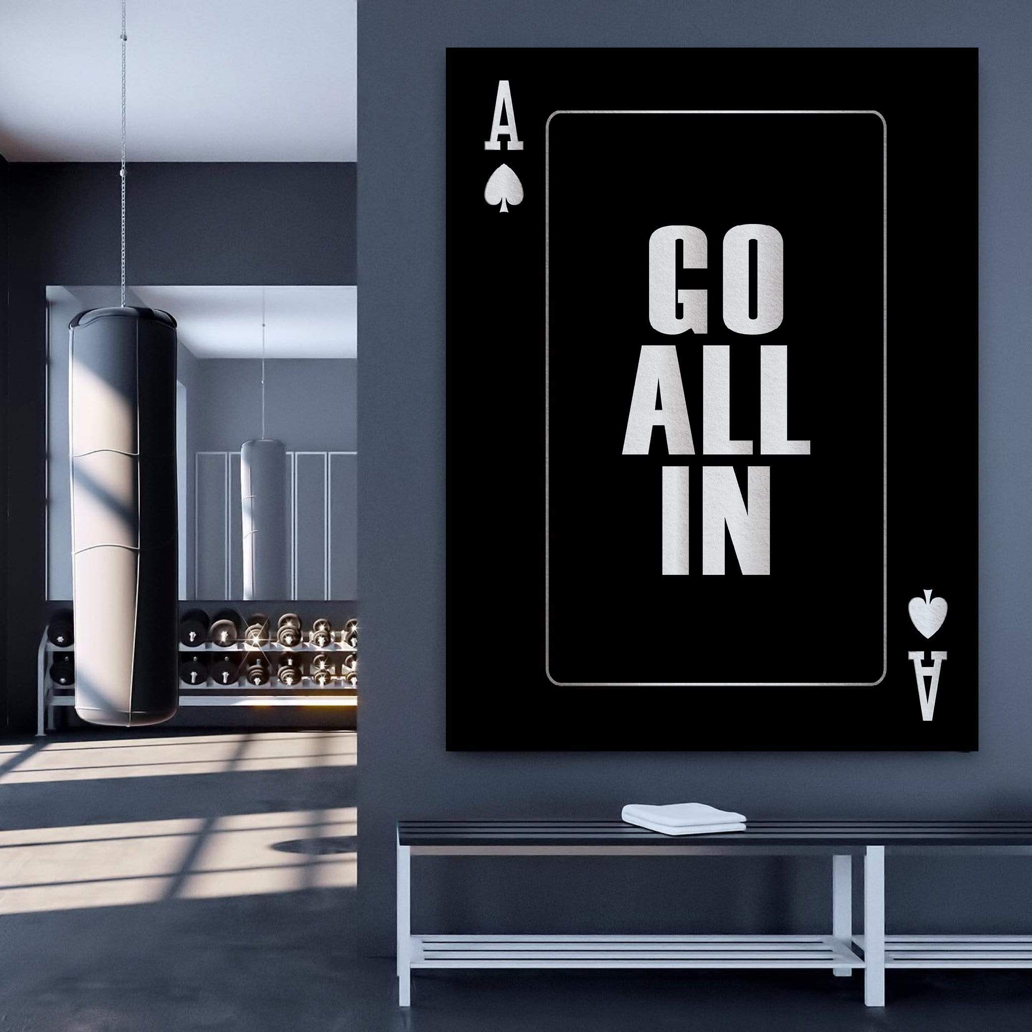Gehen Sie All-In – Silberne Leinwand
