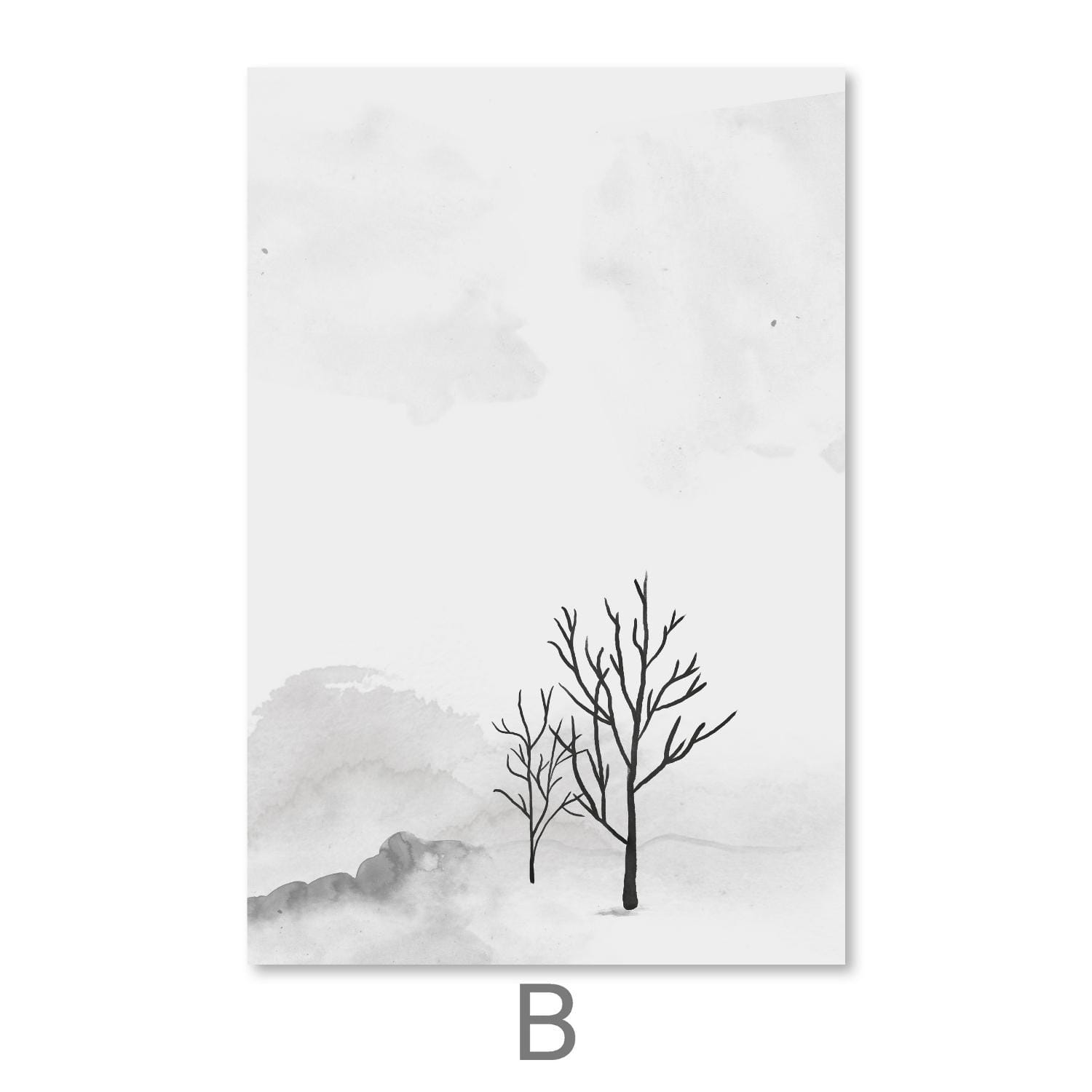 Toile Nature Charbon