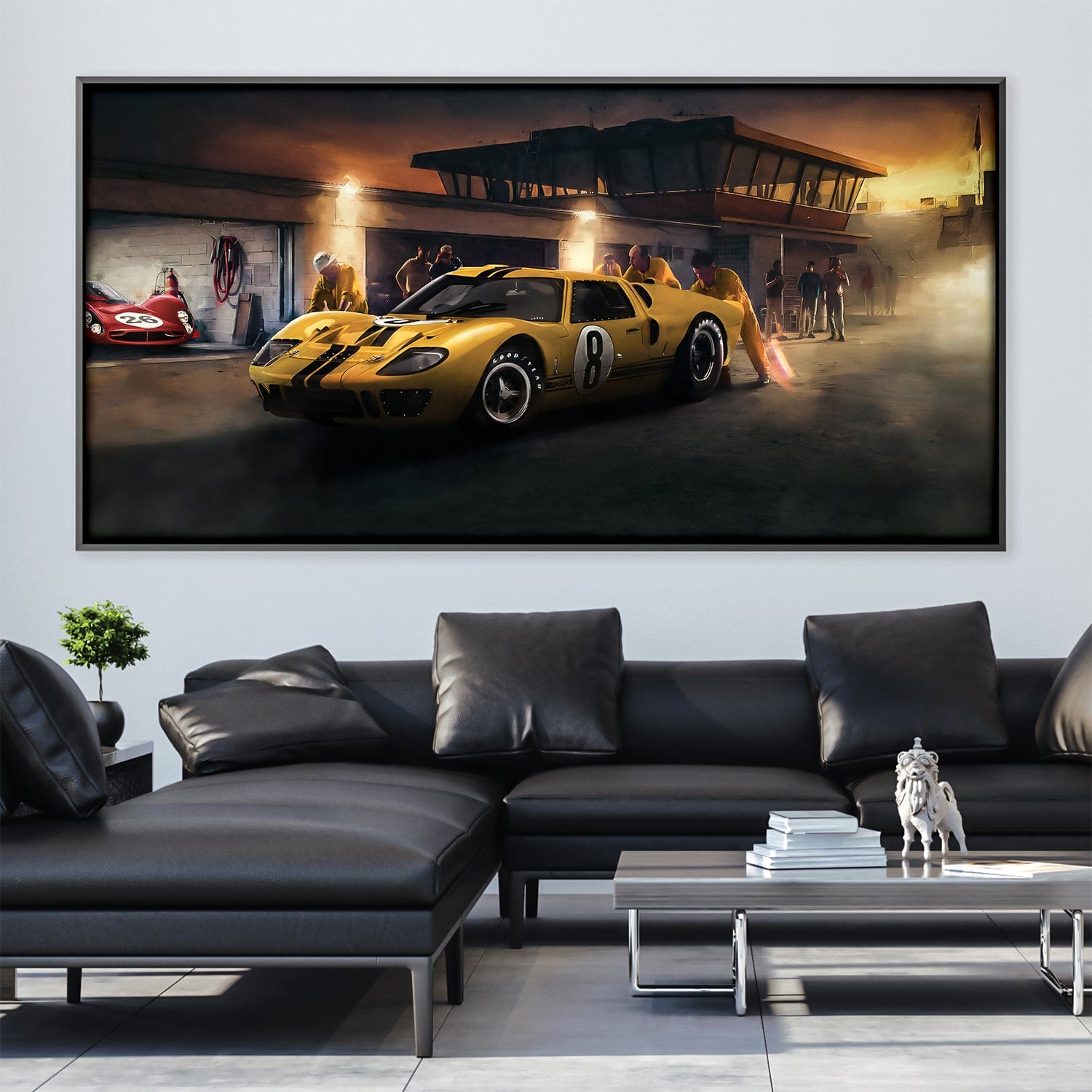 Toile Racer Jaune