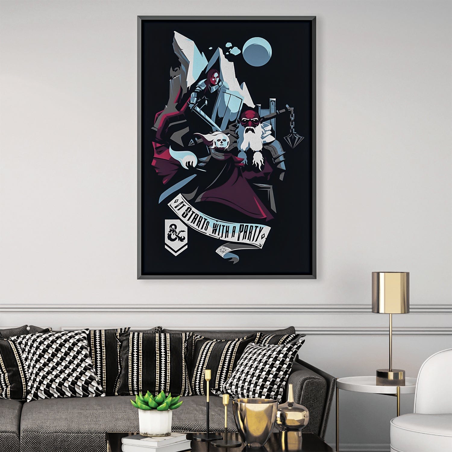 Commence par une toile de fête