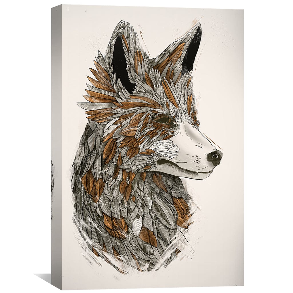 Toile Légère Renard à Plumes