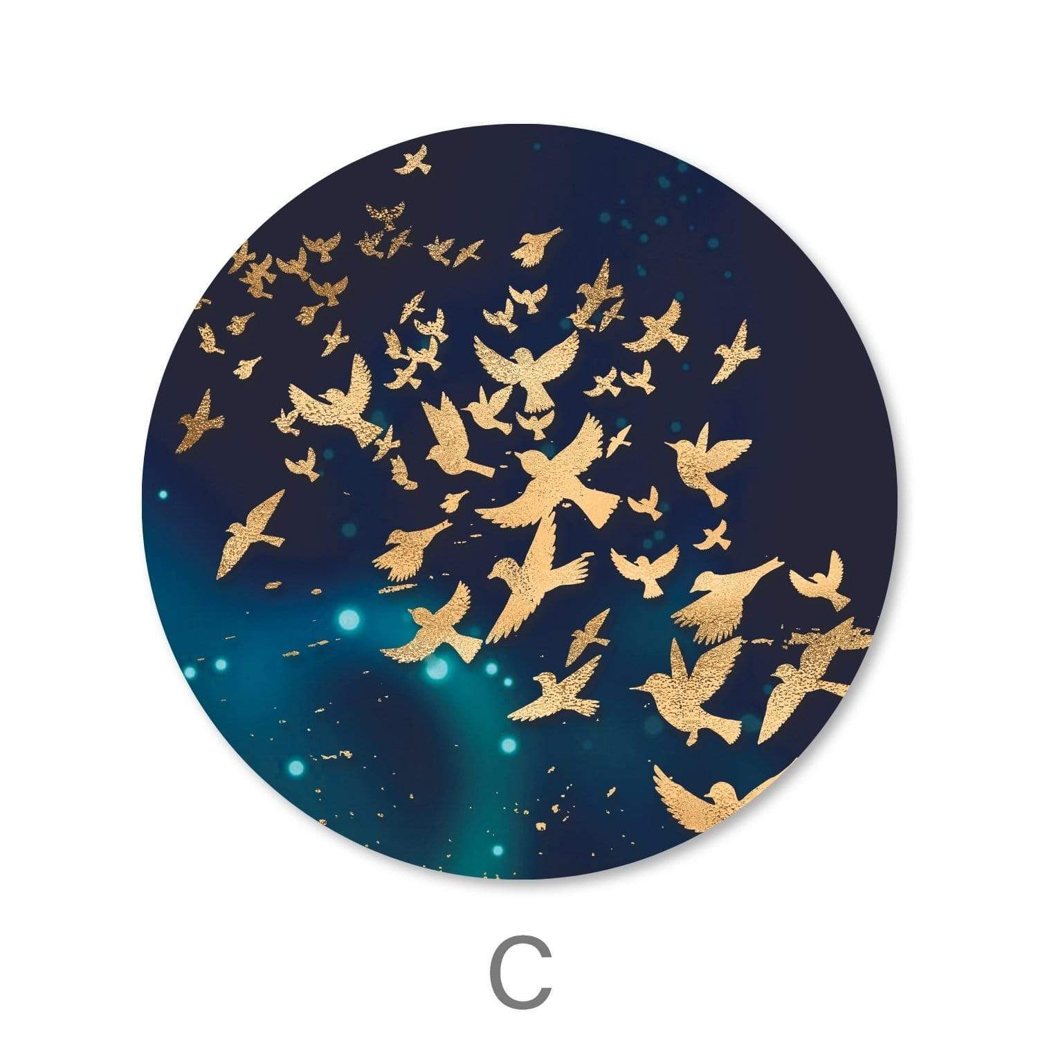 Toile Golden Array - Cercle