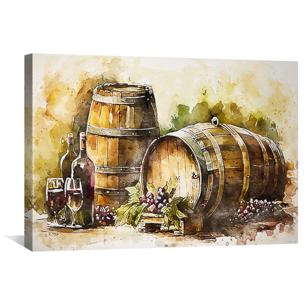 Toile de vin rustique