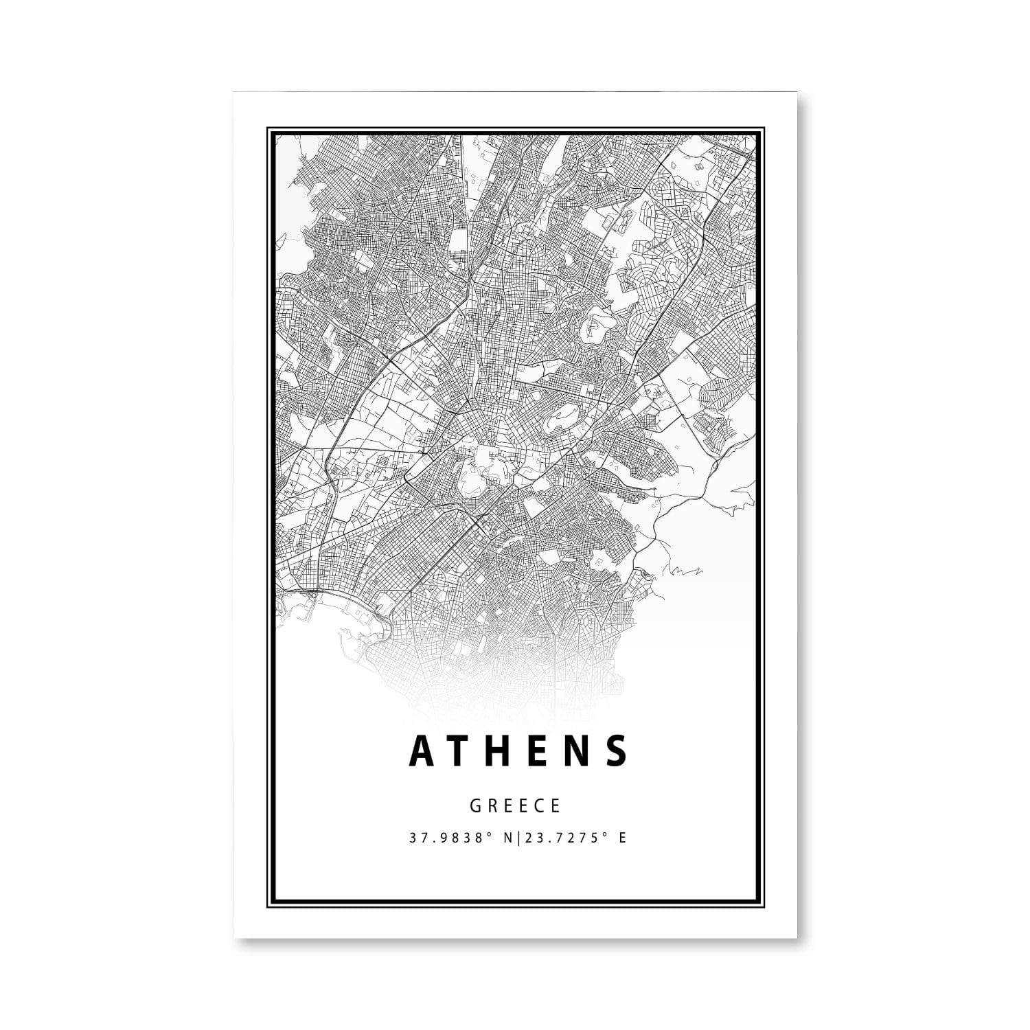 Toile carte blanche d’Athènes