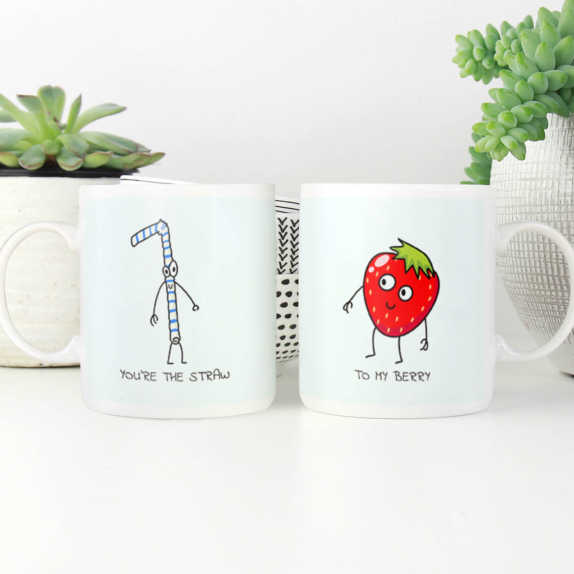 Tasse de paille à ma baie