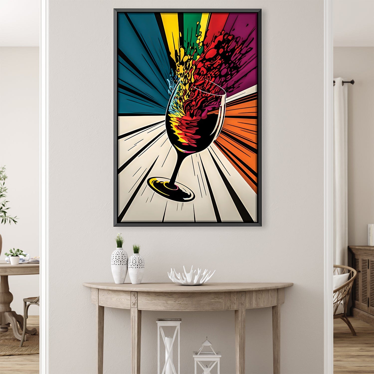 Toile d'explosion de vin