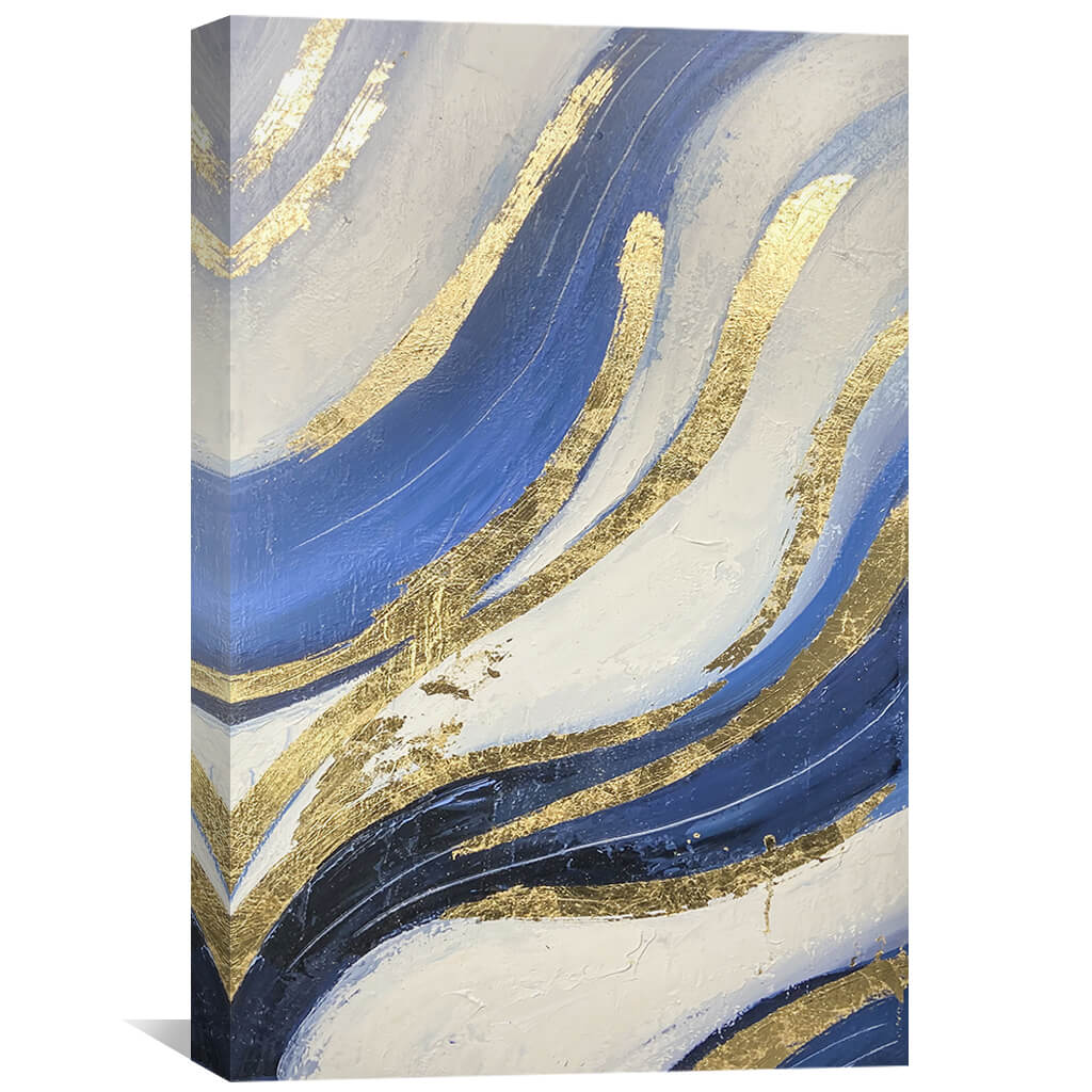 Peinture à l’huile d’occasion en or