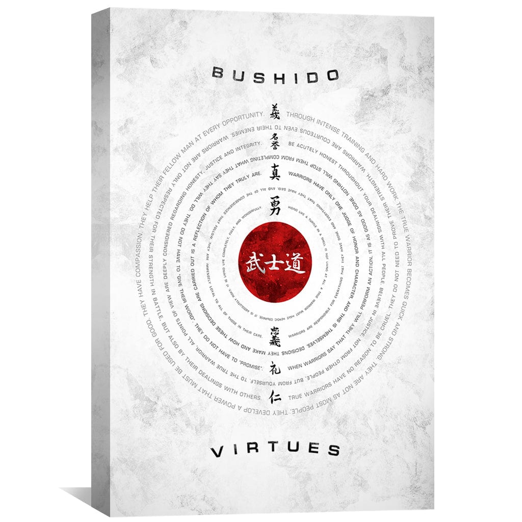 Bushido Code Vertus Toile Blanche
