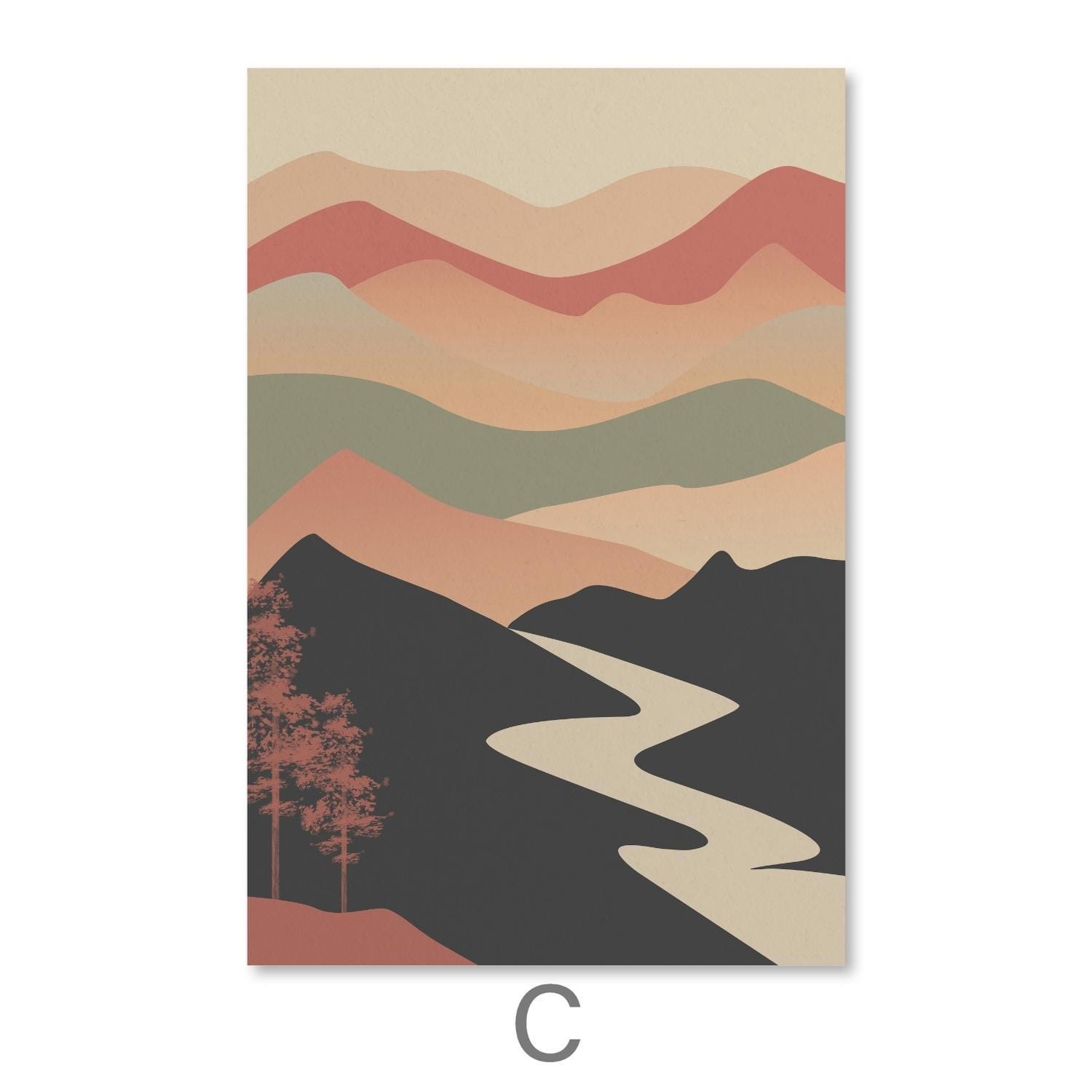 Toile Collines et Flux
