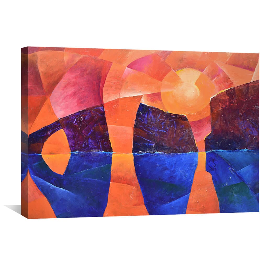 Toile Gardiens de l'Océan dans le Cubisme