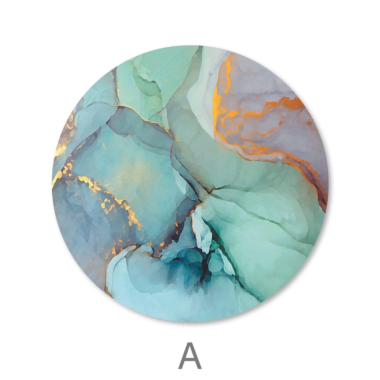 Toile aquarelle douce - Cercle