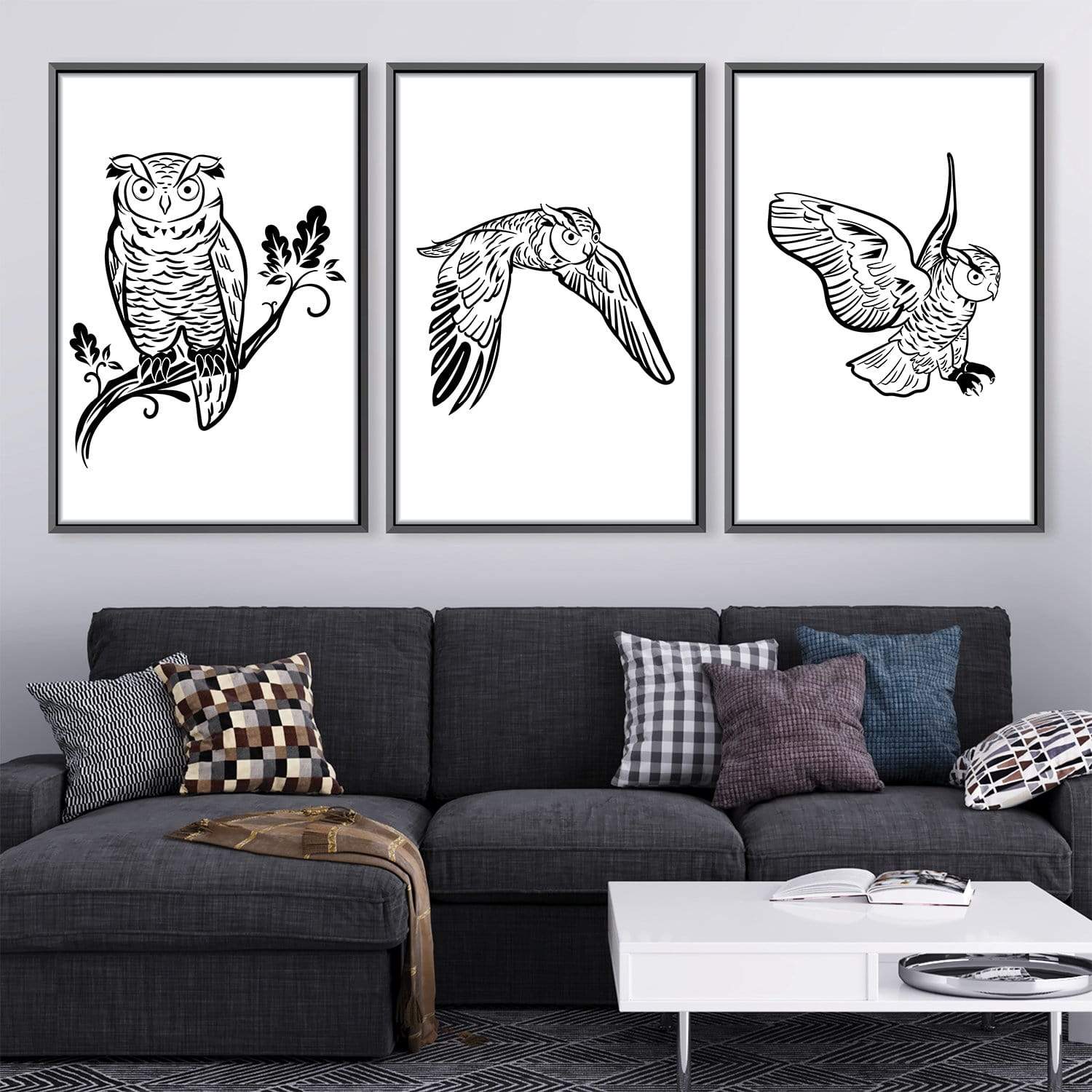 Toile Le Vol des Hiboux
