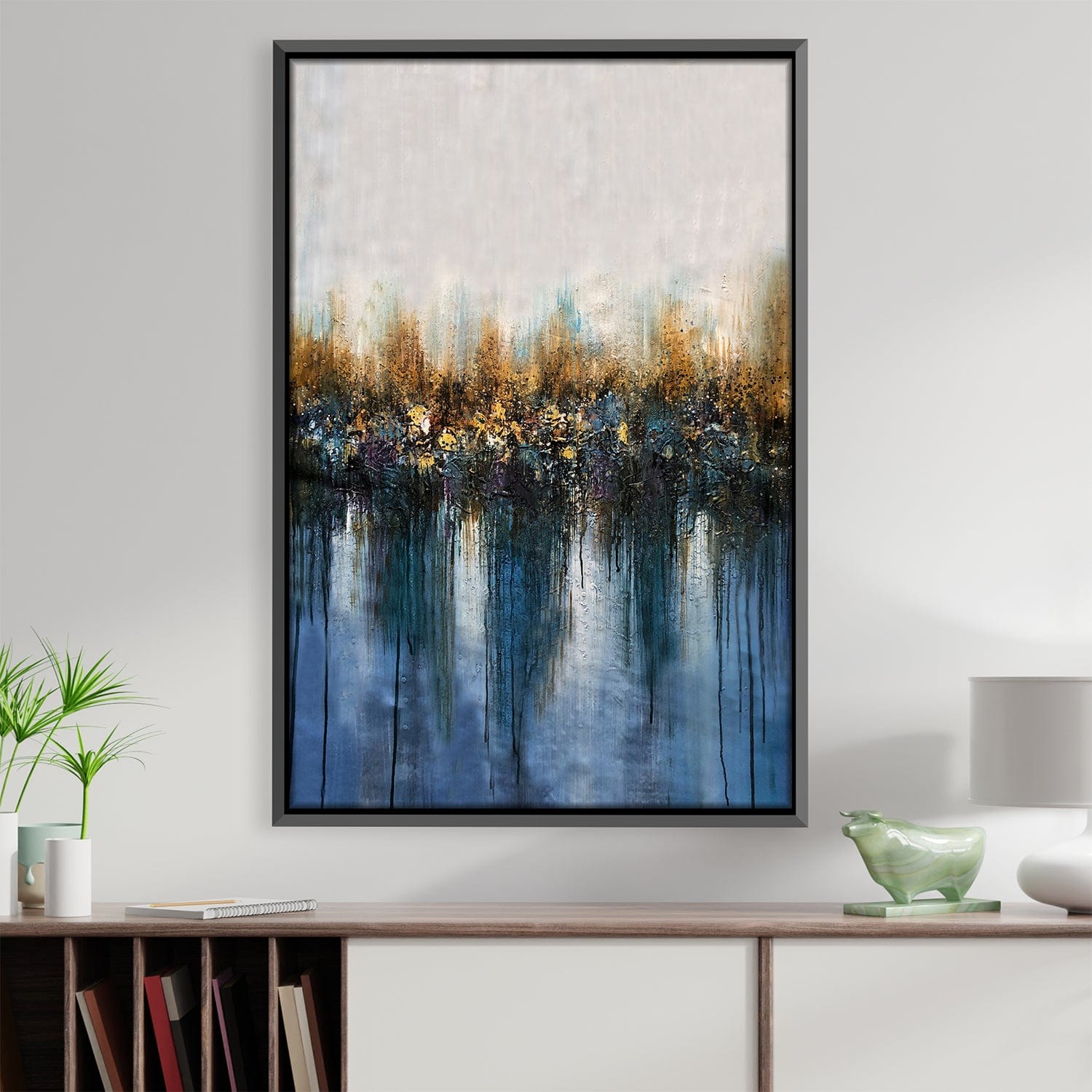 Peinture à l’huile d’empathie réfléchie