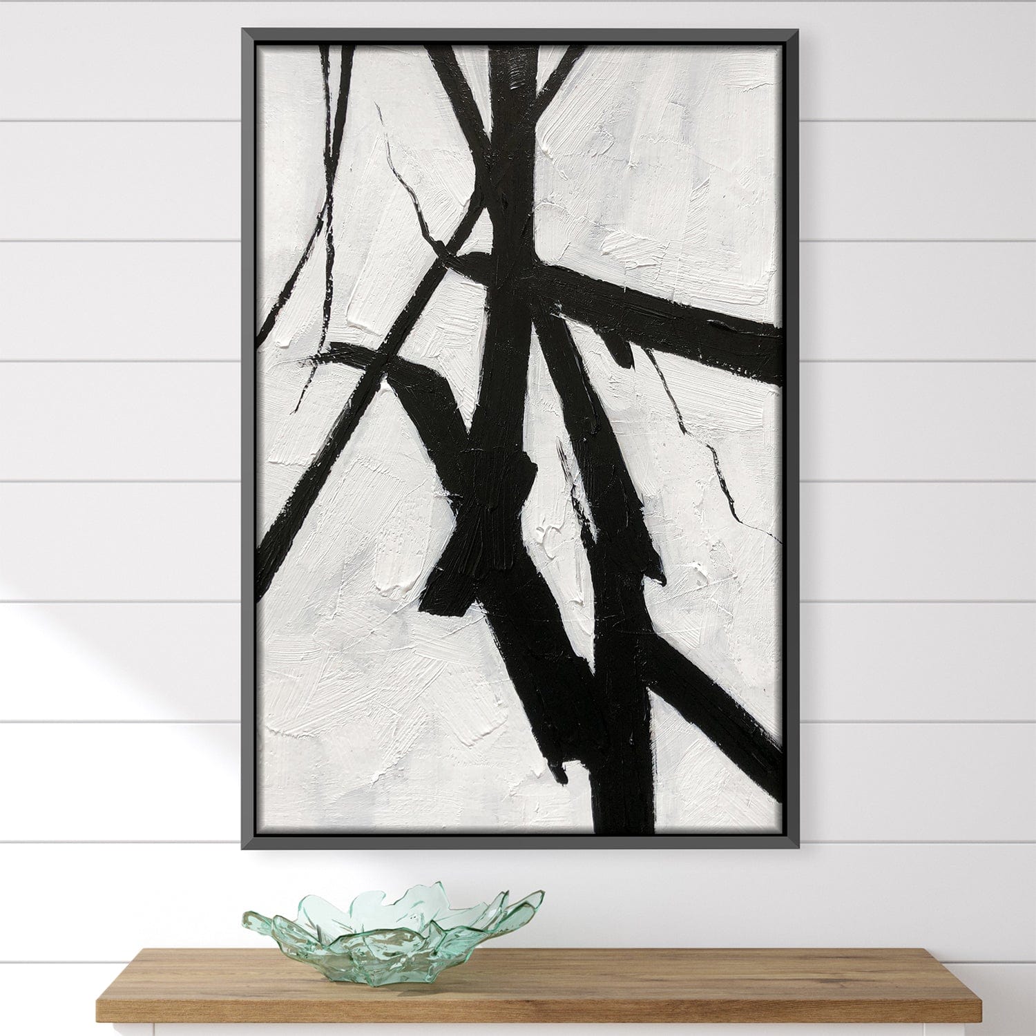 Peinture à l'huile de branche peinte