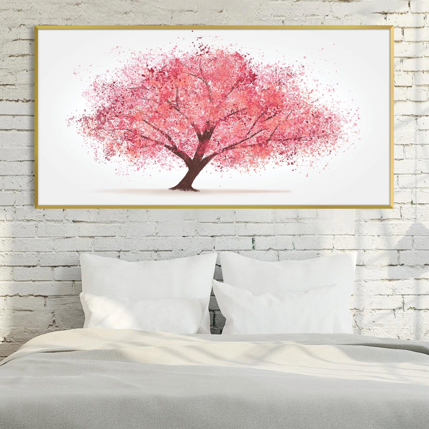 Kirschblüten-Schlichtheits-Leinwand