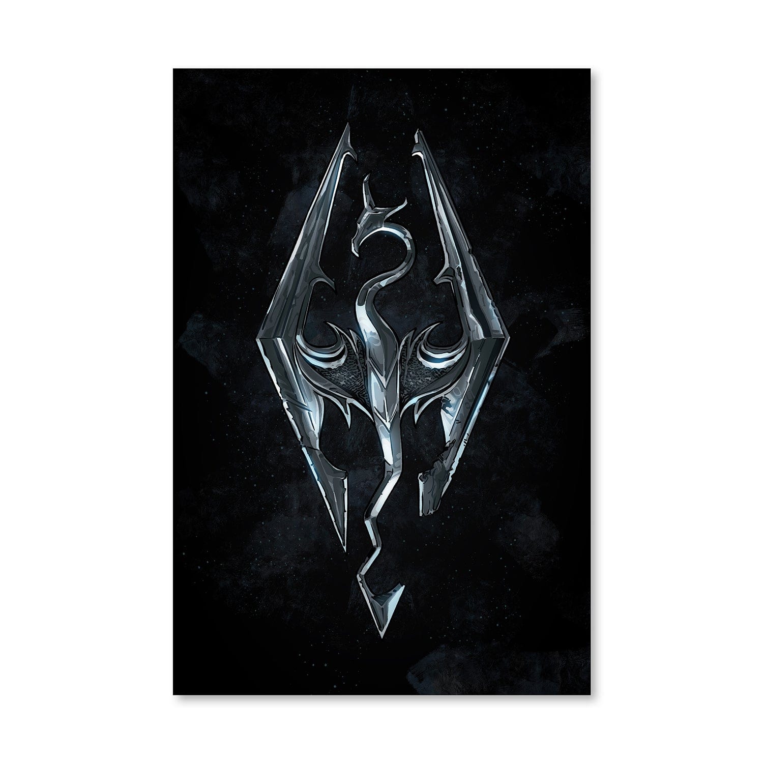 Skyrim-Logo-Leinwand