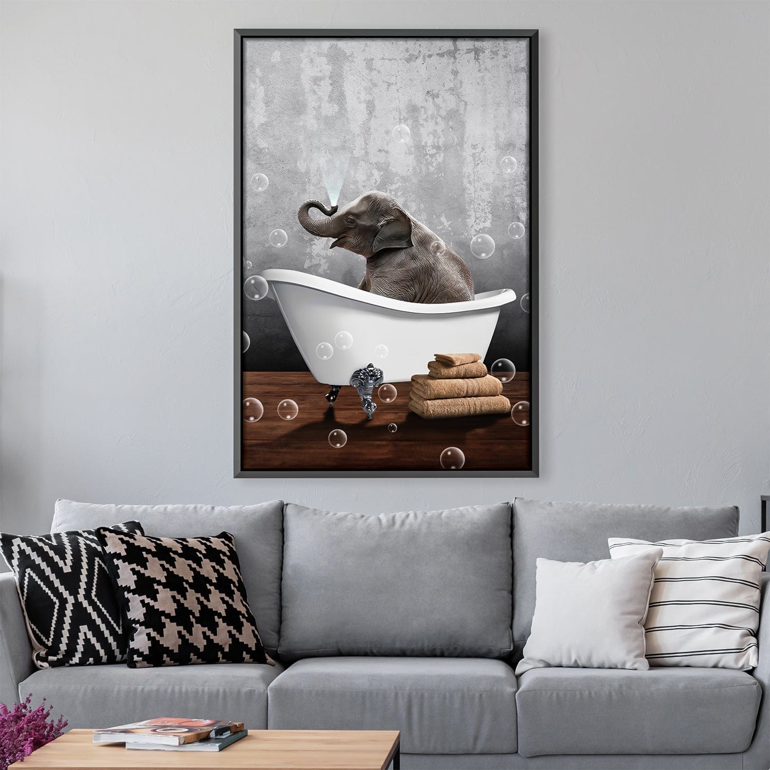 Toile de bain éléphant